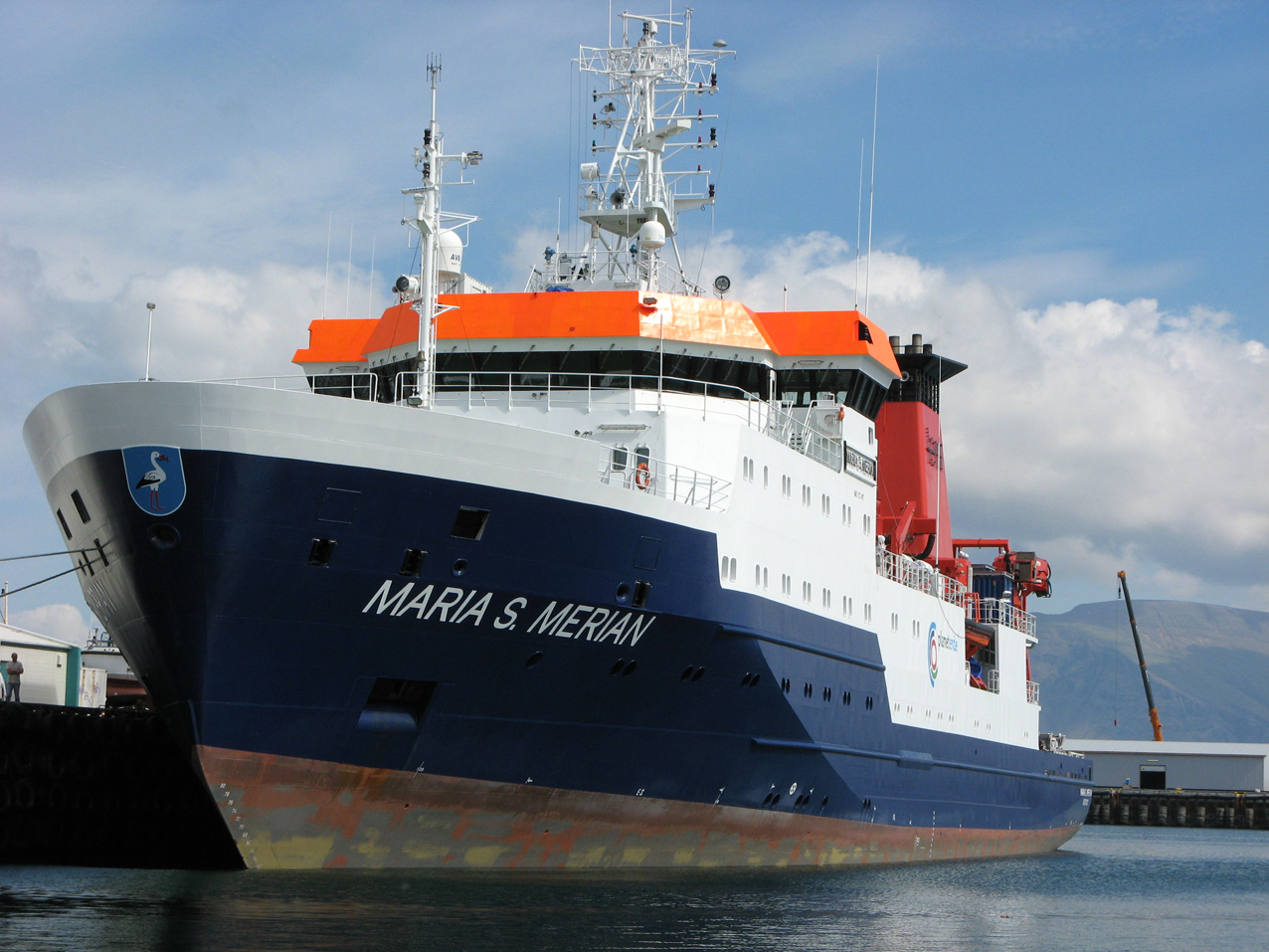 The German research vessel Maria S Merian