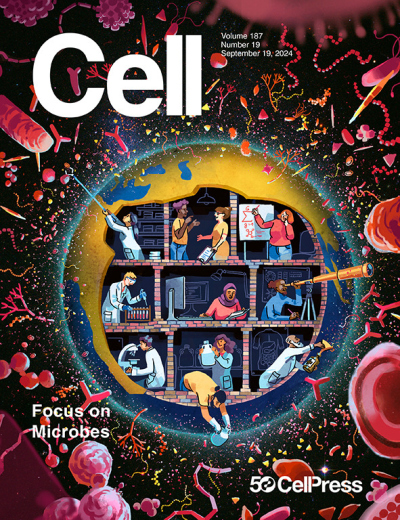 Coverillustration der Zeitschrift CELL (Illustration: Charlotte Hintzmann)