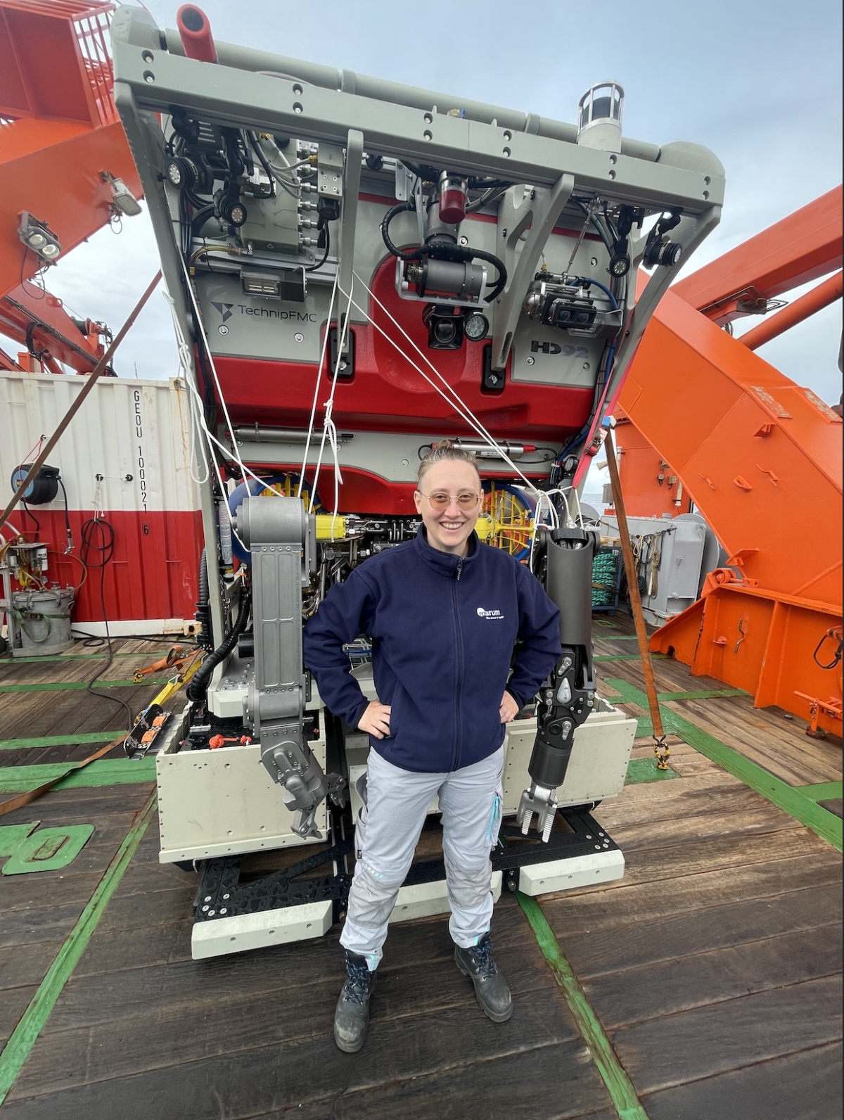 Sophia Schiller an Bord