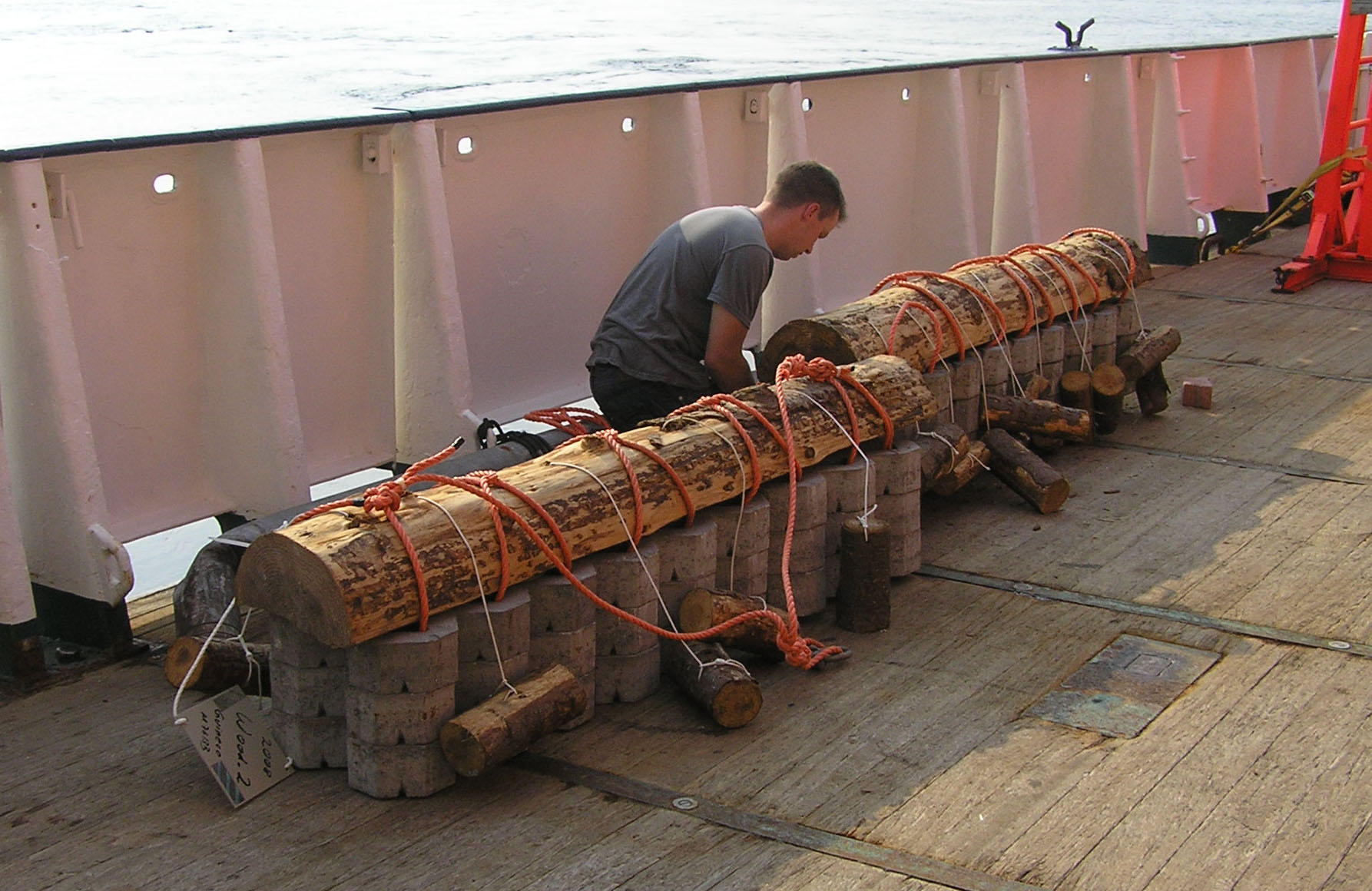 Preparation of the logs for deployment