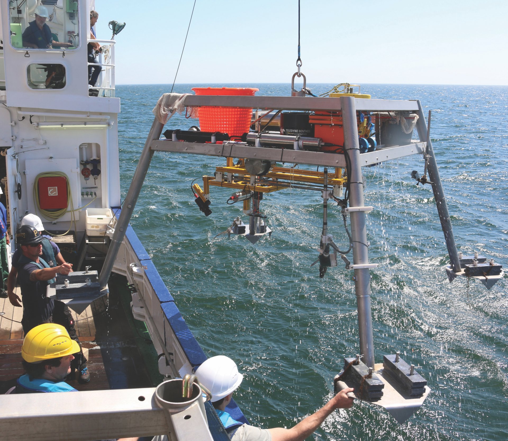 Ein Gerät fürs Proben-Sammeln im Meer. © Max-Planck-Institut für Marine Mikrobiologie